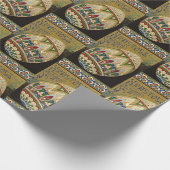 キリストは復活したヴィンテージロシアのイースター卵 ラッピングペーパー (角)