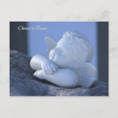 キリストは復活した甘い天使のフィギュアCC0114イースター ポストカード (正面)