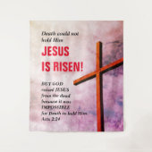 キリストは復活した イースター 教会 タペストリー (正面)