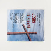 キリストは復活した イースター 教会 タペストリー (正面(横))