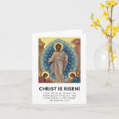 キリストは復活した！ カード (黄色い花)