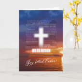 キリストは復活した カード (黄色い花)