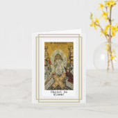 キリストは復活した！ カード (黄色い花)