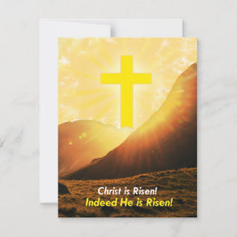 「キリストは復活した」英語イースター シーズンカード