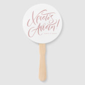 キリストは復活ギリシャのイースターピンク ハンドファン (正面)