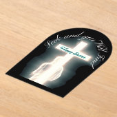 キリストは復活祭に現れる アクリル招待状 (レイダウン)