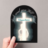 キリストは復活祭に現れる アクリル招待状 (インサイチュ (ポータブル))