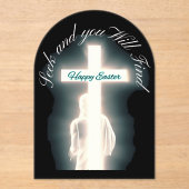 キリストは復活祭に現れる アクリル招待状 (正面)