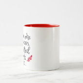 キリストは我々のために死んだ ツートーンマグカップ (中央)