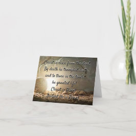 "キリストは死からよみがえられた"イースターノートカード ノートカード