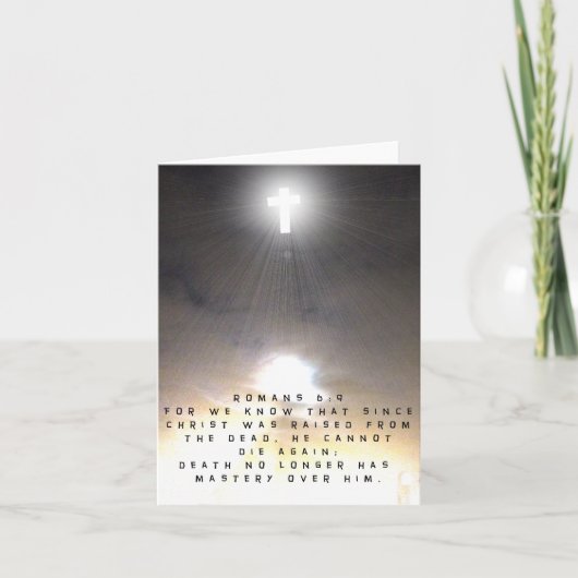 キリストは死からよみがえられた シーズンカード (正面)