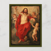 キリストは死と罪を勝ち取る ポストカード (正面)