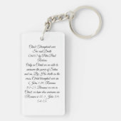 キリストは死を勝ち誇った キーホルダー (裏面)