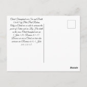 キリストは死を勝ち誇った ポストカード (裏面)