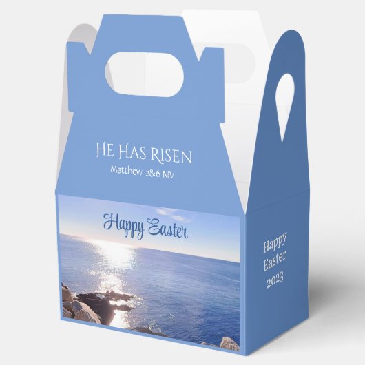 キリストは海ハッピーイースターの写真を上げた フェイバーボックス (オープン)