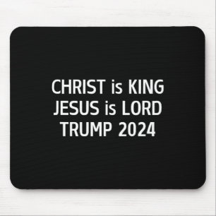 キリストは王イエスはトランプ2024主クリスチャンである マウスパッド
