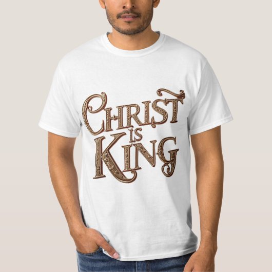 キリストは王 Tシャツ (正面)