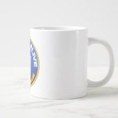 キリストは生きている – CIAアイコンは似ている ジャンボコーヒーマグカップ (右)