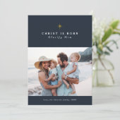 キリストは生まれ宗教的な聖降誕祭だ シーズンカード (スタンド正面)