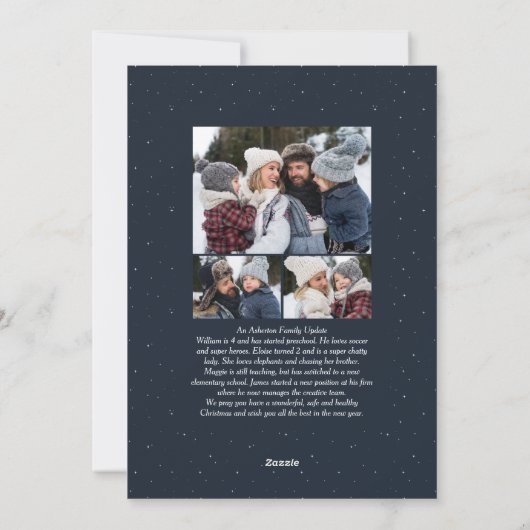 キリストは生まれ宗教的な聖降誕祭だ シーズンカード (裏面)