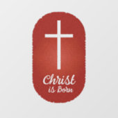 キリストは生まれ聖降誕祭だ ウィンドウサイン (シート)