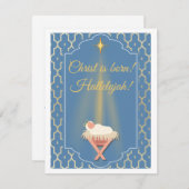 キリストは生まれ聖降誕祭だ シーズンカード (正面/裏面)