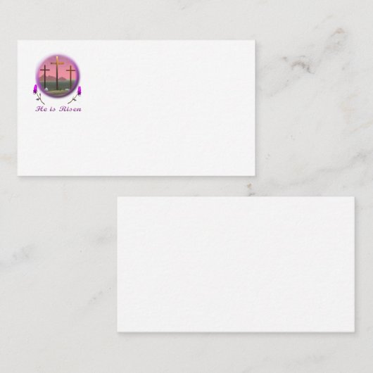 キリストは甦った 名刺 (正面/裏面)