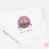 キリストは甦った 楕円形シール (封筒)