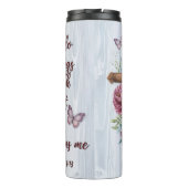 キリストは私を強めるピリピ4:13"十字架 タンブラー (裏面)