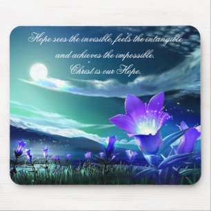 キリストは私達の希望のmousepadです マウスパッド