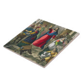 キリストは聖書によって印刷されるbからの寺院を、清潔にします タイル (側面)