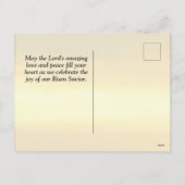 キリストは言われた通りに復活した、マタイ28復活祭 シーズンポストカード (裏面)