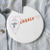 キリストは鍵ラウンドバッジ 缶バッジ (インサイチュ)