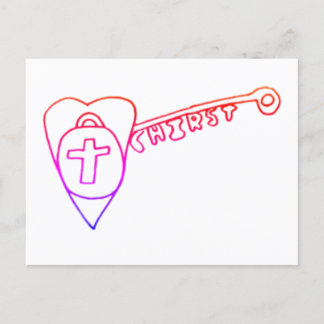 キリストは鍵葉書 ポストカード