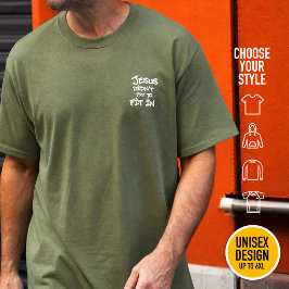 キリストは馴染もうとしなかった - グランジダメージ風デザイン Tシャツ