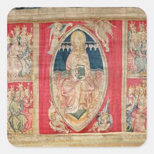 キリストは黙示録の獣と共に即位した スクエアシール (正面)