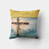 キリストぶら下がった教の十字架からのイエス クッション (裏面)