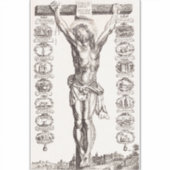 キリストへのイエスの十字架刑の情熱 シール (正面)