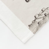 キリストへのイエスの十字架刑の情熱 フリースブランケット (角)