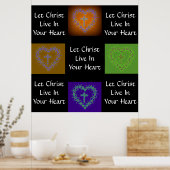 キリストをハートに ポスター (キッチン)