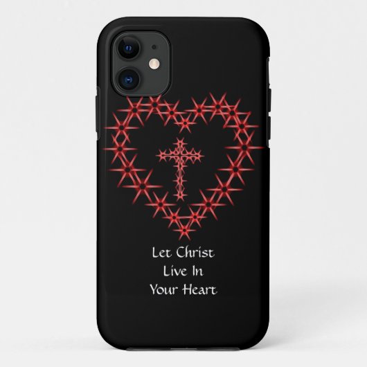 キリストをハートに Case-Mate iPhoneケース (裏面)
