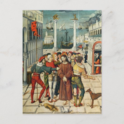 キリストを嘲笑すること ポストカード (正面)