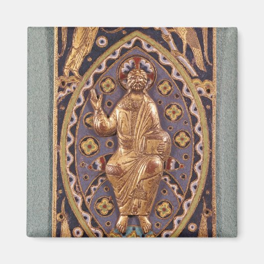 キリストを描いた遺骨額 マグネット (正面)