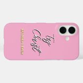 キリストを試してみて - きっと良くなる ピンク Case-Mate iPhoneケース (裏面 (横))