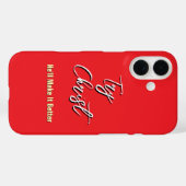 キリストを試してみよう - 彼はあなたの人生をより良いものにしてくれる Case-Mate iPhoneケース (裏面 (横))