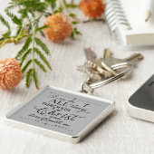 キリストを通してすべてのもの – ピリピ4:13 キーホルダー (側面)