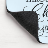 キリストを通してすべてのもの – ピリピ4:13 マウスパッド (コーナー)