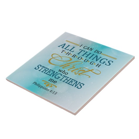 キリストを通して タイル (側面)