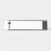 キリストを通して デスクネームプレート (正面)