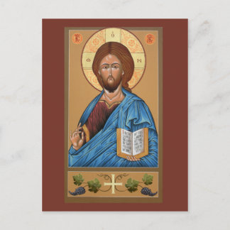 キリストアイコン祈りの言葉カード ポストカード